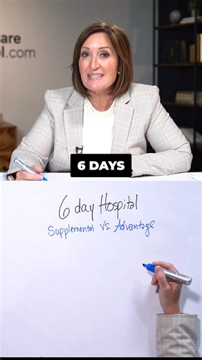 267K views · 1K reactions | 6 Day Hospital Stay: Advantage vs Supplemental #medicare #medigap #medicareadvantage | MedicareSchool.com | Facebook