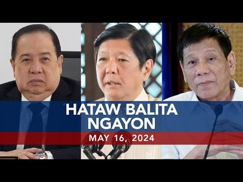 UNTV: Hataw Balita Ngayon | May 16, 2024