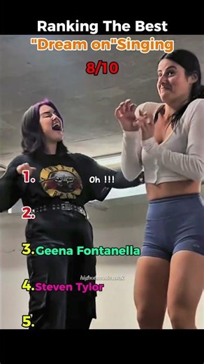 Ranking the CRAZIEST "Dream On" High Notes! 🎤🔥 #shorts