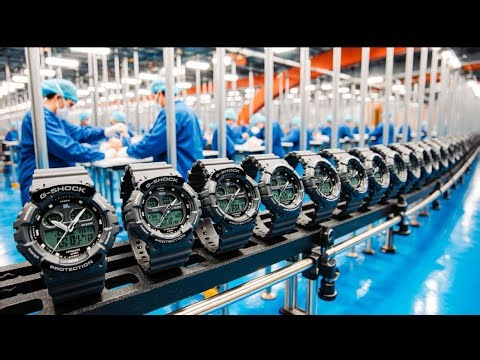 How Casio G Shock Watches Are being made?!