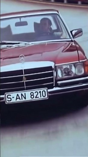 Mercedes-Benz W116 road and stability tests