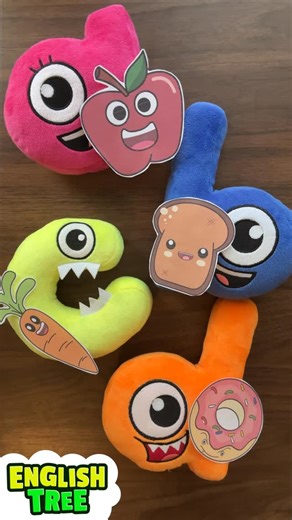 English Tree TV on Instagram: "🎉PLUSHIES ARE BACK! English Tree’s Alphabet Plush Toys are finally here! These toys might be gobbled up quick 😋😁 Link in bio! #forkids #plushtoys #plushies #abc #englishtree"