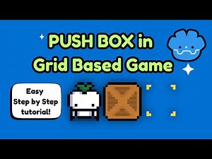 Box Pushing in grid based game in Godot 4 | Easy step by step tutorial