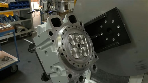 世界特大发动机制造全过程，长7米高3.5米，一个就有48000公斤