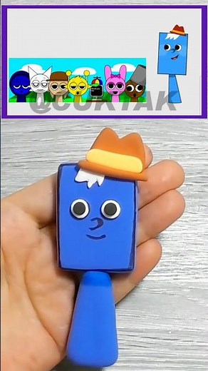 I Made Sprunki OC:Ricky Rectangle With Clay #sprunki #incredibox