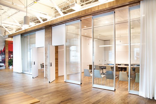 MODERNFOLD Acousti-Clear Acoustical Glass Partitions by ModernfoldStyles