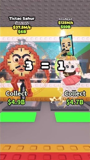 Real value of Tictac Sahur 🤯 | Roblox Steal a Brainrot #roblox #stealabrainrot #shorts #trading