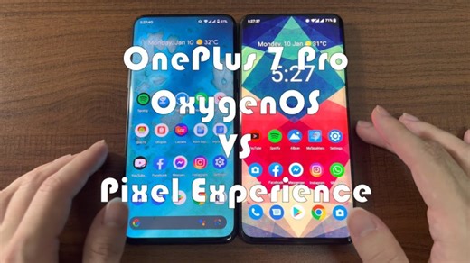 一加7Pro，oxygenOS VS pixel experience
