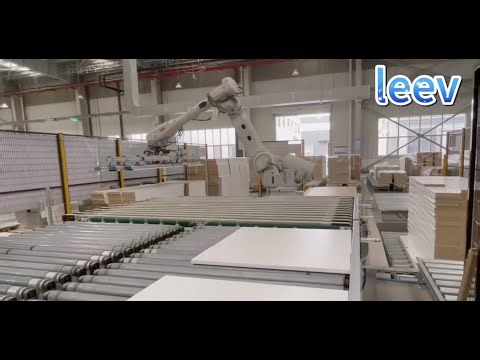 Automated Panel Furniture Production Line | Edgebanding + CNC Drilling + Robotic Loading & Unloading