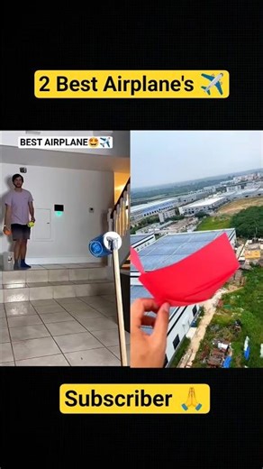 2 Awesome paper toys 🤩😱 , World's Best Paper Airplane Tutorial ,how to make a paper glider #shorts​