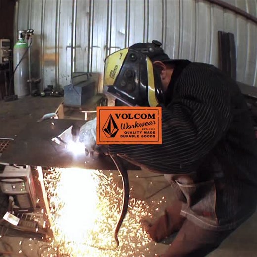 Backed by more than three decades of grit & grind, #VolcomWorkwear collection delivers a fresh take on vintage American railroad uniforms through a streetwear lens. At its core: striped denim inspired by classic railway jackets with a modern edge. 🚂 Available now online & at your local retailer. Music by @lysistratatheband | Volcom