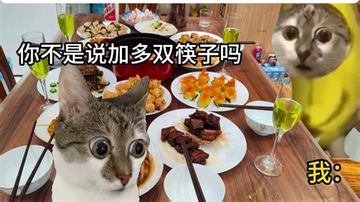 当我回家叫妈妈多添一双筷子时