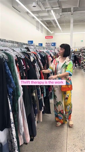 Who needs real therapy when there's thrift therapy? Finding weird vintage treasures talking about