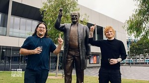 12K views · 406 reactions | Ed Sheeran has thrilled young fans with a surprise concert at the Royal Children's Hospital. The chart-topper also declared his AFL club allegiance ahead of his first record breaking concert at the MCG. #9News | WATCH LIVE 6pm | 9 News | Facebook
