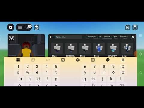 Customizing my Roblox avatar!