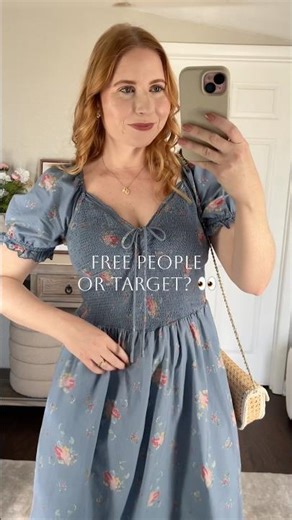 Target Spring Dress that Looks Like Free People! #targetfashion #targetstyle #targetdress