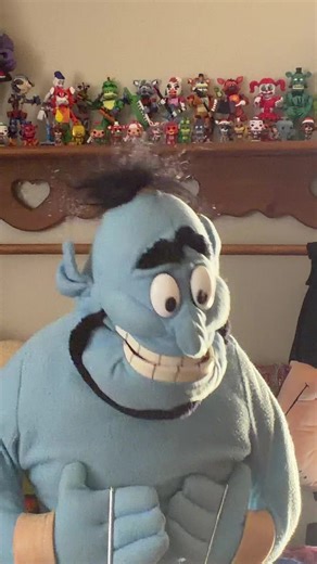 The one time Genie wanted to try something else instead of giving well… Pumpkins with a b and a l infront of it… and his singing voice was perfect, I wish he sung more. #puppets #sml #comedy #funny #fyp