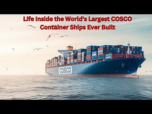 Life Inside the World's Largest COSCO Container Ships Ever Built