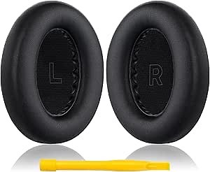 Replacement Earpads for Bose QuietComfort(QC) Ultra Wireless Headphones, Ear Pads Cushions with Softer Protein Leather and High Density Memory Foam for Noise Isolation