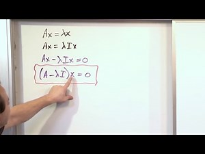 Lesson 16 - Finding Eigenvalues, Part 1 (Linear Algebra)