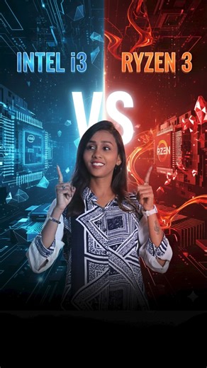 FT Digital Solutions Hardware on Instagram: "2025 Budget CPU Battle: Intel i3 vs Ryzen 3! 💻 Intel i3 vs Ryzen 3 – Which processor should you buy in 2025 for a 20k–30k budget laptop/PC? In this video, I explain the real performance difference between Intel i3 (14nm) and Ryzen 3 (7nm), and which CPU is better for students, office use, editing, and gaming. 👉 Quick Summary: Intel i3 = 2 Cores / 4 Threads Ryzen 3 = 4 Cores / 4 Threads Ryzen 3 gives better multitasking, smooth performance, and gamin