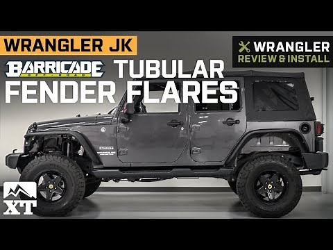 Jeep Wrangler JK Barricade Tubular Fender Flares (2007-2018) Review & Install
