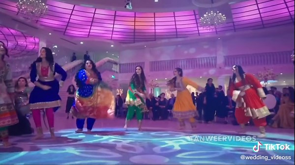 Traditional Afghan Attan Dance at a Wedding