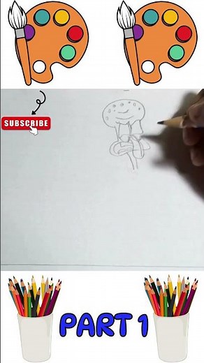 How to Draw Squidward – Easy Step-by-Step Cartoon Drawing!