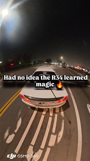 Lance | R34 | Car Photographer on Instagram: "R34 learned the spell fireball 🤣 #r34 #nissan #jdm #rhd #carlifestyle"