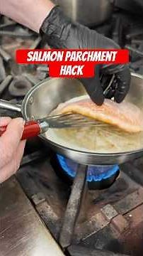 Cook salmon on paper #parchment