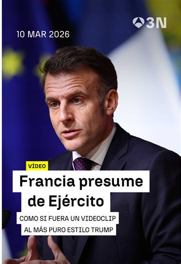 🇫🇷 🪖 Así es el vídeo más patriótico del ejército de Francia que Macron ha compartido en sus redes como si fuera un videoclip 📲 Sigue toda la #actualidad en antena3noticias.com #Antena3Noticias #Noticias #News #NoticiasTikTok