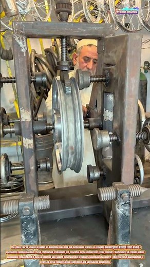 The Art of Motorcycle Rim Rolling and Restoration