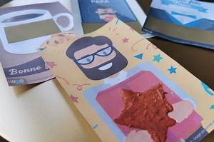 Réalisez une carte à gratter pleine d'amour pour papa grâce à ce tuto facile