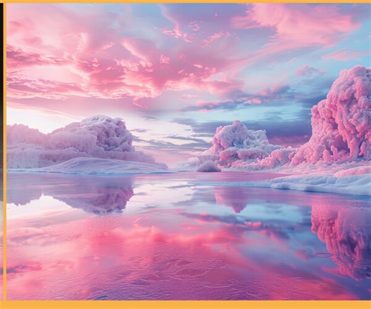 ArtStation - 303 Dreamy Pastel Landscape | Artworks