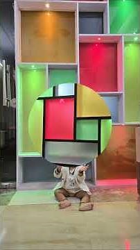 wooden unique office partition Design #interiordesign