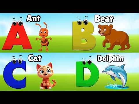 Alphabet Animals Song | Learn the ABC Alphabet Animals Song for Kids | ABC Alphabet Phonics Song