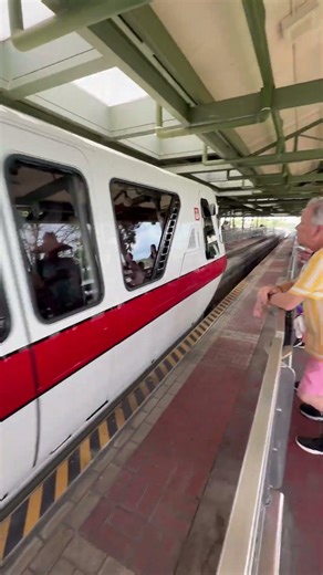 The SQUIRREL at the Magic Kingdom Monorail station! 🐿️