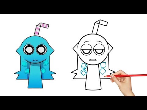 Incredibox Sprunki OC Aqua | Cool Drawing for Kids