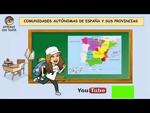Mapa De España Por Provincias Y Comunidades Autonomas - Blow up
