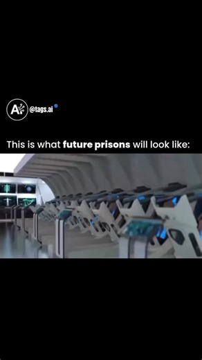 Al News | Technology | Artificial Intelligence on Instagram: "AI-driven surveillance, automated monitoring, and robotic security systems are reshaping the concept of prisons. Future facilities may rely on intelligent sensors, facial recognition, and predictive algorithms to ensure safety and control. Would you feel safer or more watched in an AI-powered prison?"