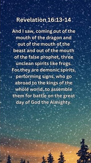 Jesus Saves | Revelation 16:13-14 Daily Bible Verse