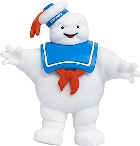 Heroes of Goo Jit Zu Ghostbusters Squishy Stay Puft Figure |Unique Goo Filling | Stretches Up to 3X Its Size | Stretch, Twist and Watch It Return to Its Original Size and Shape