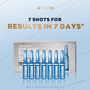 Avon has found the secret to baby-soft skin! Anew Skin Reset Plumping Shots uses revolutionary PROTINOL™ technology to restore 7 years of collagen loss in just 7 days. Get plumper, firmer baby-soft skin today! #RediscoverYourSkin https://bit.ly/2ArwDTv | Avon