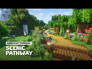Minecraft: How to Build a Scenic Pathway Through Nature 🌿 [Tutorial]