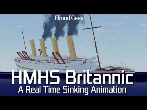 HMHS Britannic | A Real Time Sinking Animation (V1)