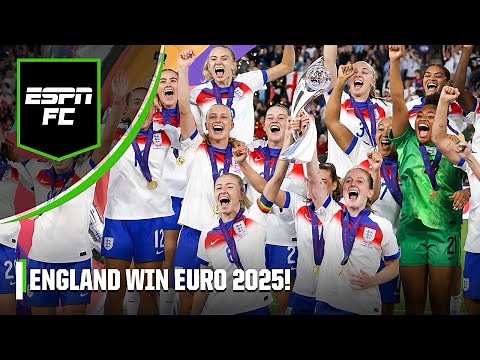 England WIN Euro 2025 FULL REACTION! How Wiegman’s side defended their title vs. Spain | ESPN FC