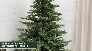 Fraser Hill Farm 7.5 ft. Pre-Lit Green LED Foxtail Pine Artificial Christmas Tree with 1250-White Lights FFFX075-5MGR