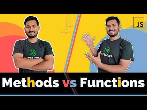 Difference between Methods and Functions in JavaScript | The Complete JavaScript Course | Ep.39