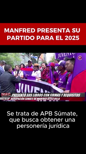 Manfred Reyes Villa y APB Súmate: Personería Jurídica para 2025
