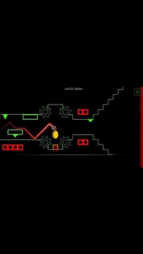 Wave Dash: Geometry Arrow | Clean Gameplay ⚡ #shorts